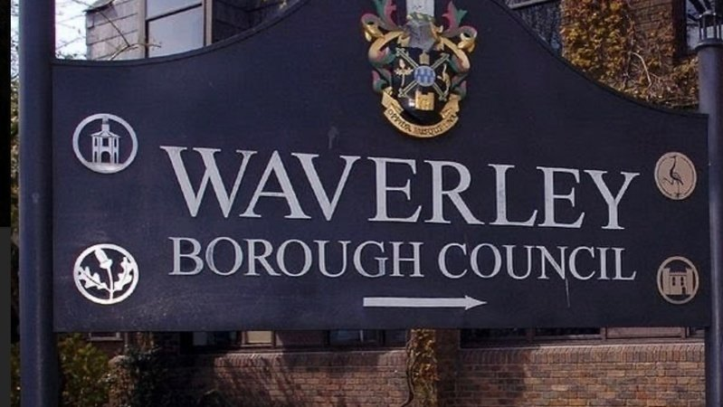 Waverley borough council sign