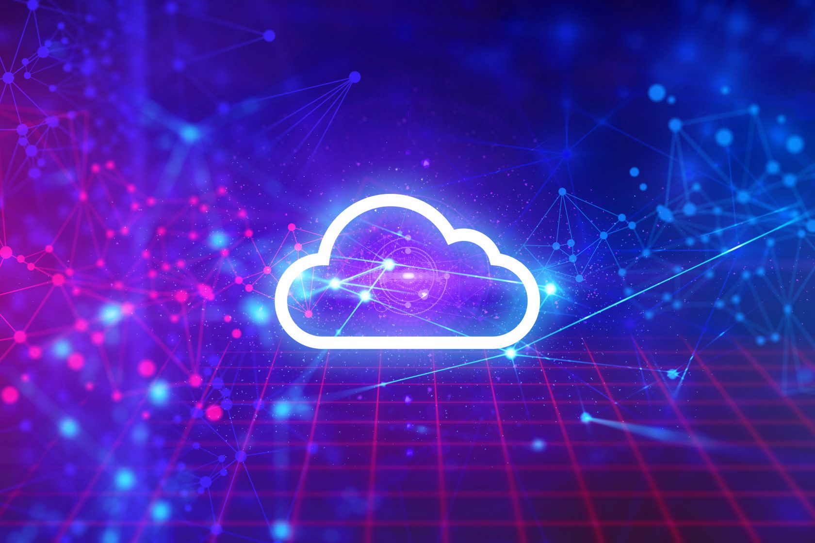 graphic with cloud outline